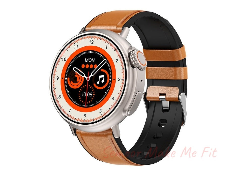 New K9 Smart Watch 1.39 Round Screen Encoder True Screw Clip Wireless Charging NFC Offline And Payment Function