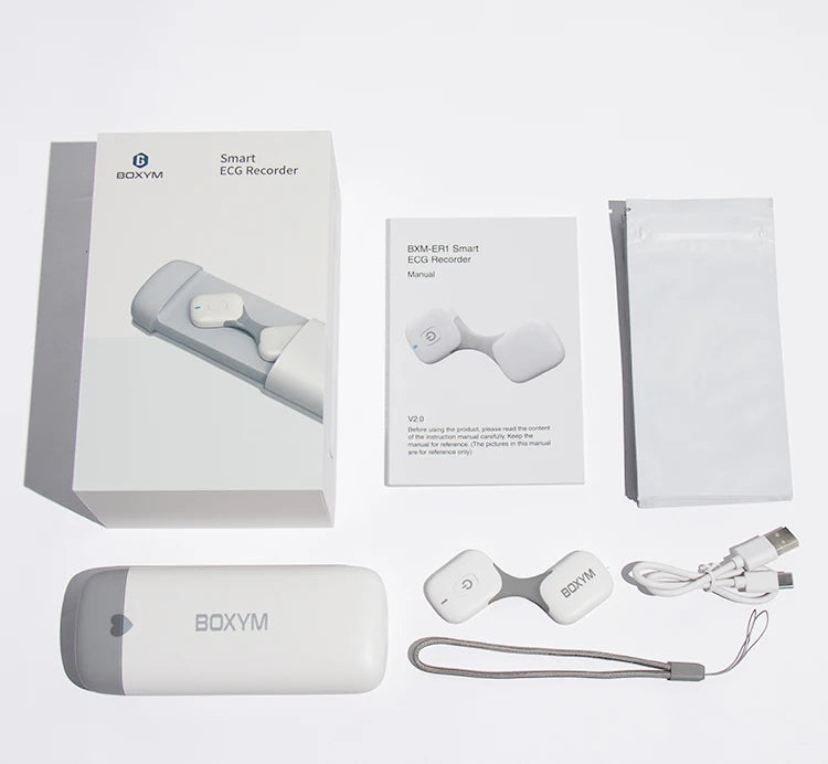 Mobile Electrocardiograph 24 Hours Heart Rate Wearable Wireless Cardiac EKG Monitor Personal ECG Recorder new brand