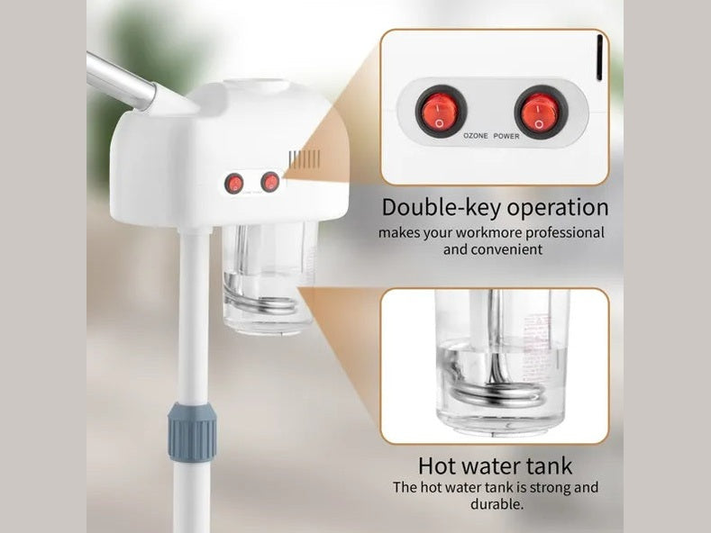 2 In 1 Facial Steamer With 3X Magnifying Lamp