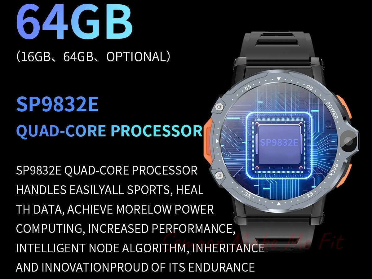 AP6 Smart Watch Dual Camera 4G Plug-in Card