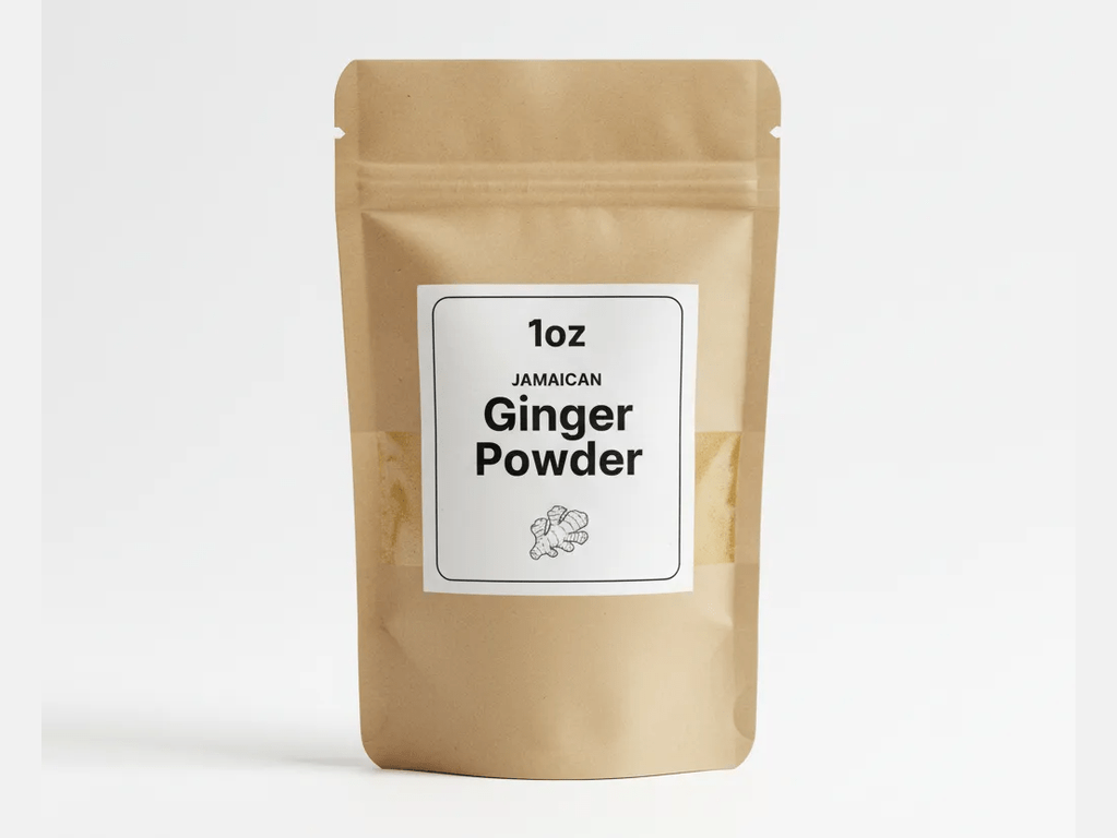 1oz Jamaican Ginger Powder in paper bag