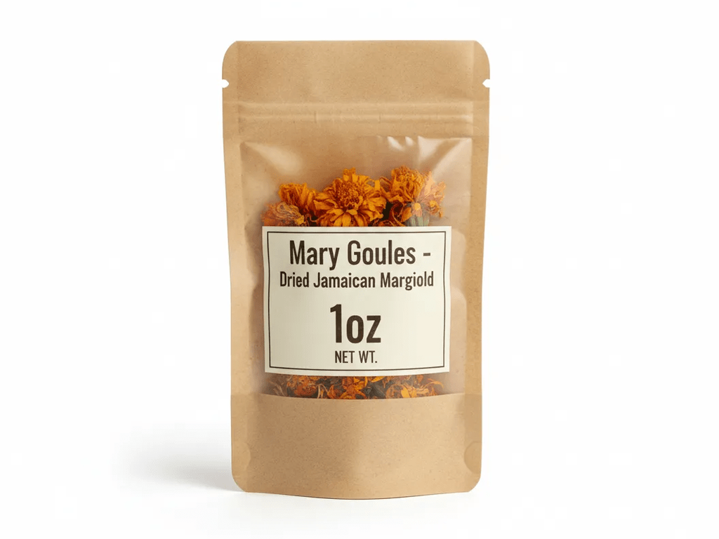1oz Jamaican Marigold in paper bag