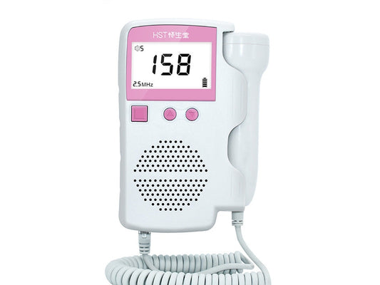 Pregnant women monitor Doppler fetal heart rate