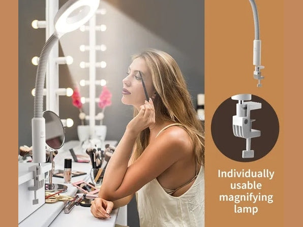2 In 1 Facial Steamer With 3X Magnifying Lamp