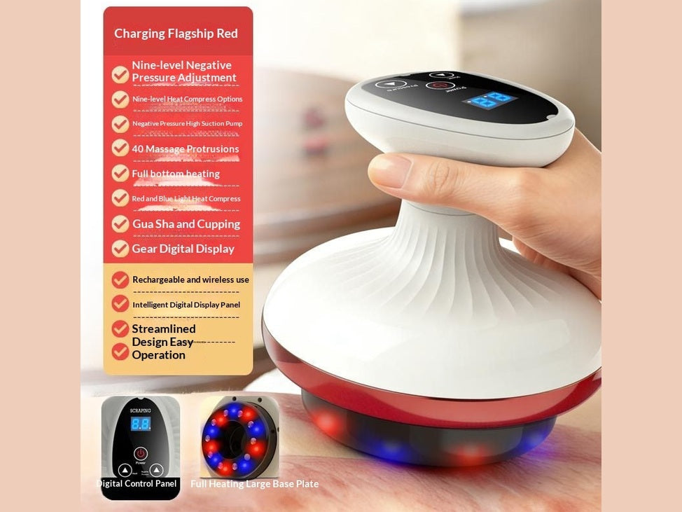Electric Meridian Brush Home Abdominal Massage Gua Sha Board Massager