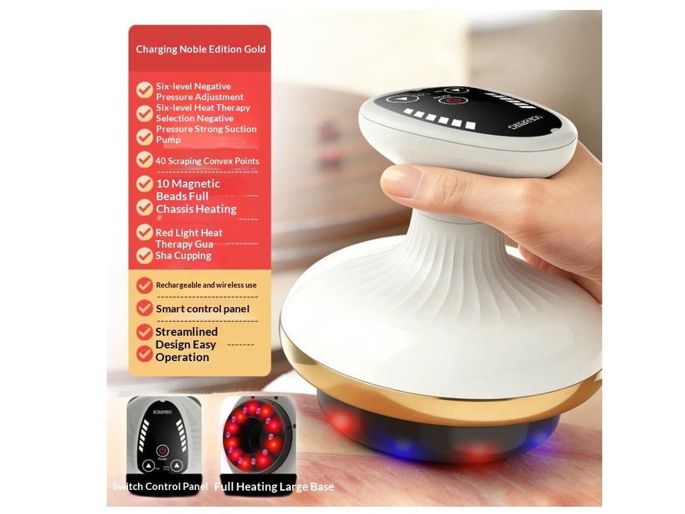 Electric Meridian Brush Home Abdominal Massage Gua Sha Board Massager