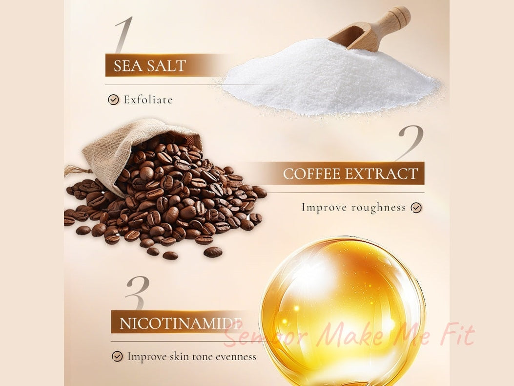 HUNMUI Han Lun Mei Yu Sea Salt Coffee Body Scrub 460g