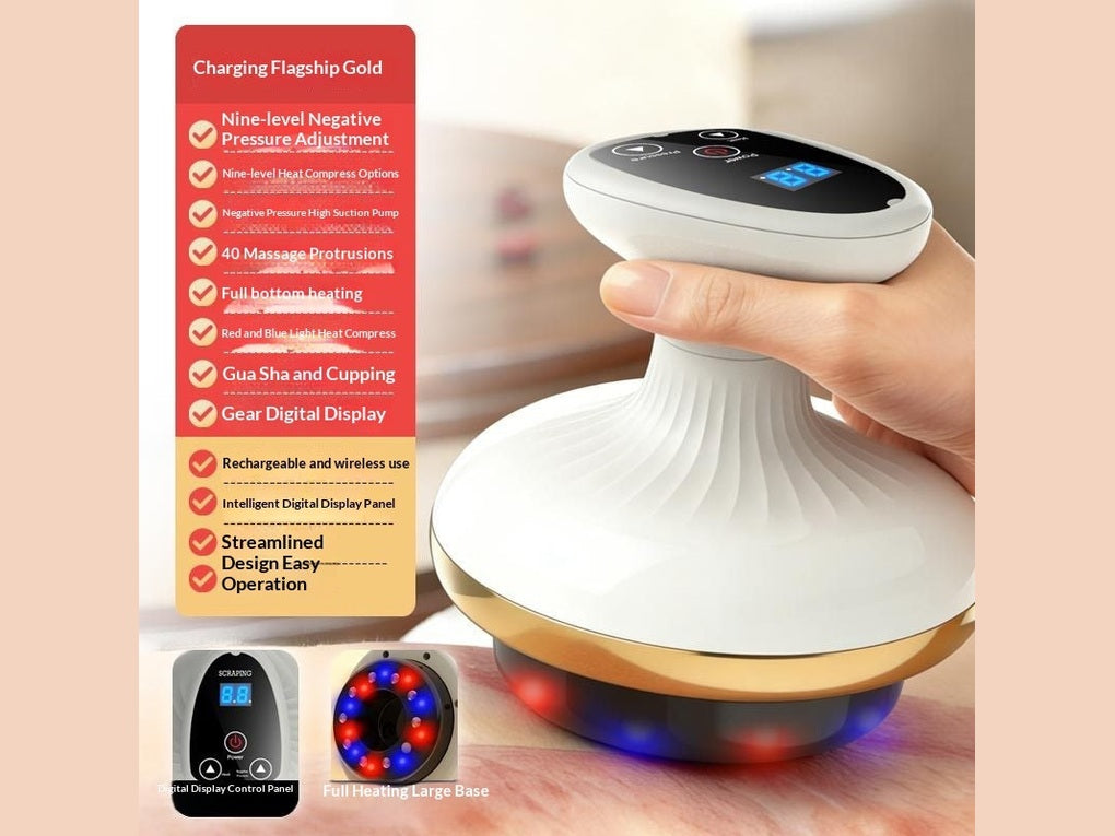 Electric Meridian Brush Home Abdominal Massage Gua Sha Board Massager