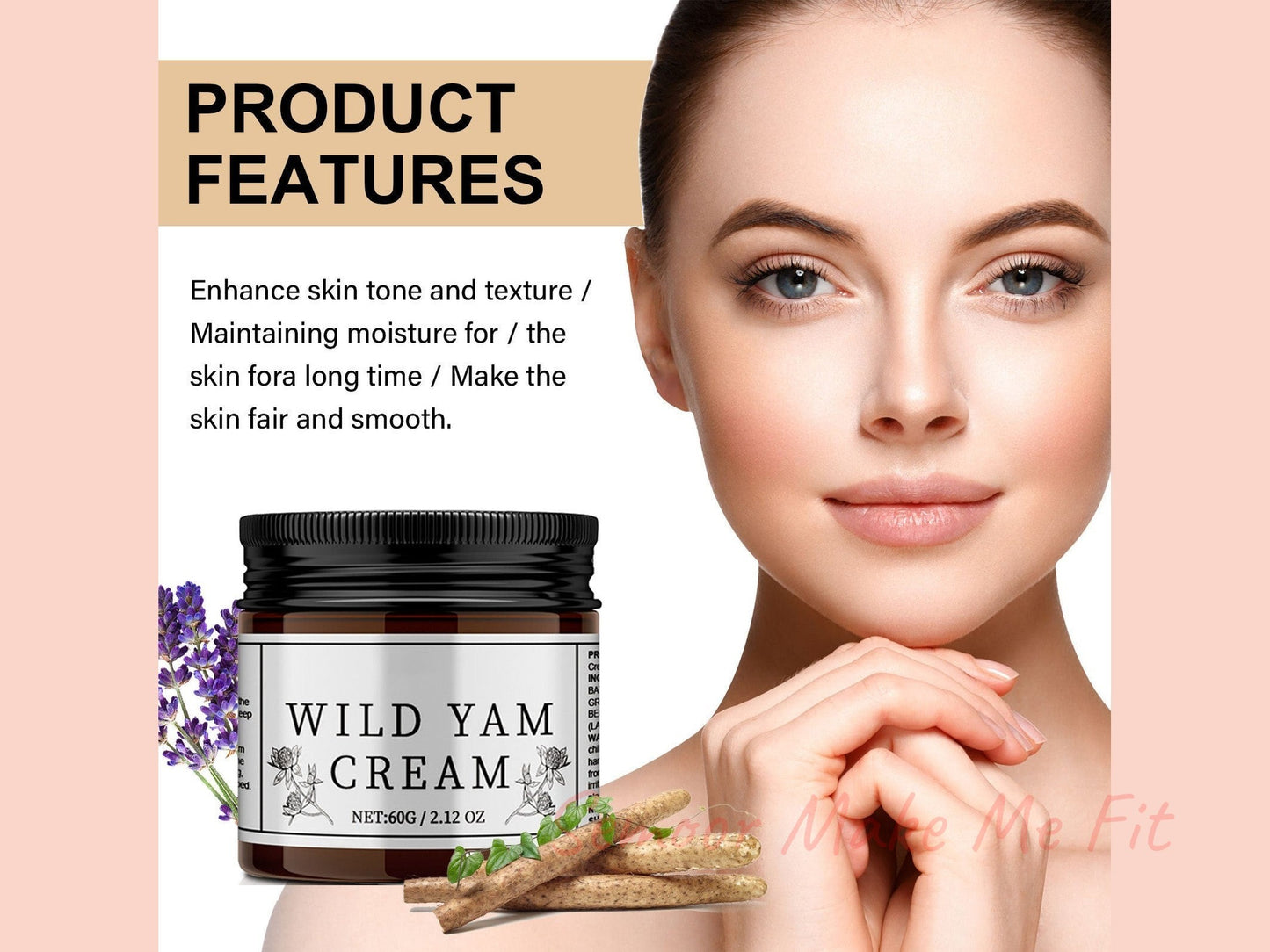 Organic Cream Natural Wild Yam Moisturizing