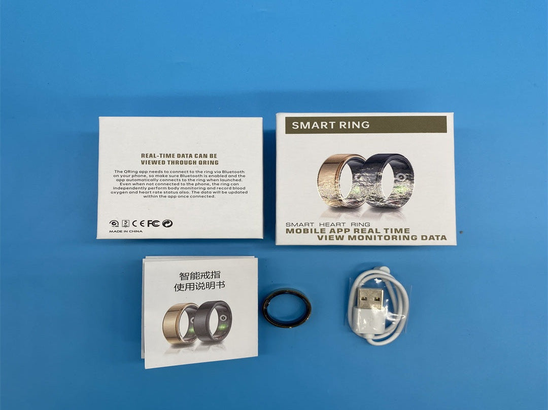 Smart Ring R06 Couple Heart Rate Blood Oxygen Blood Pressure Sleep Monitoring