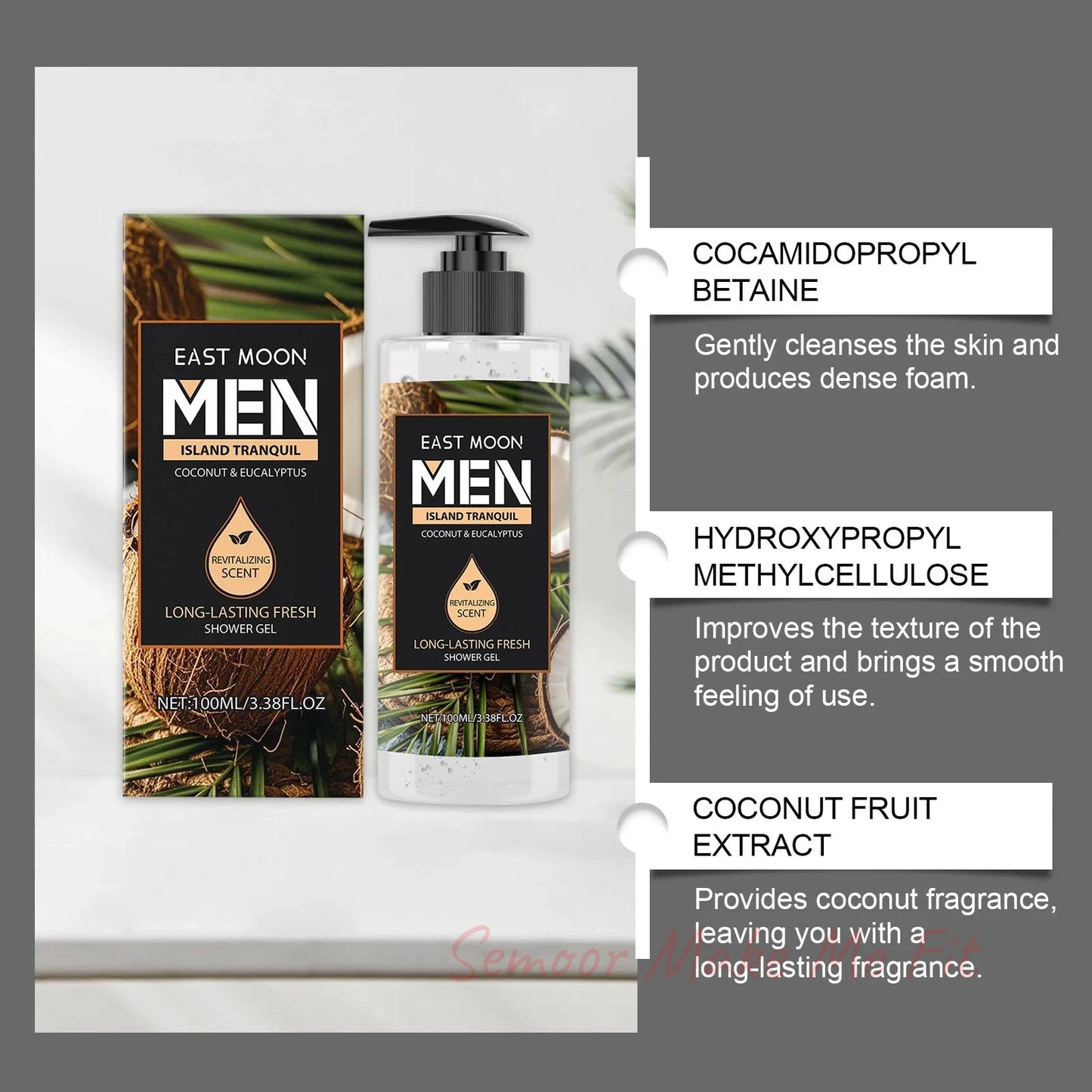 Fragrance Shower Gel Gift Set Deep Cleansing Shower Gel Moisturizing Refreshing Scent Long Lasting Fragrance Oil Control