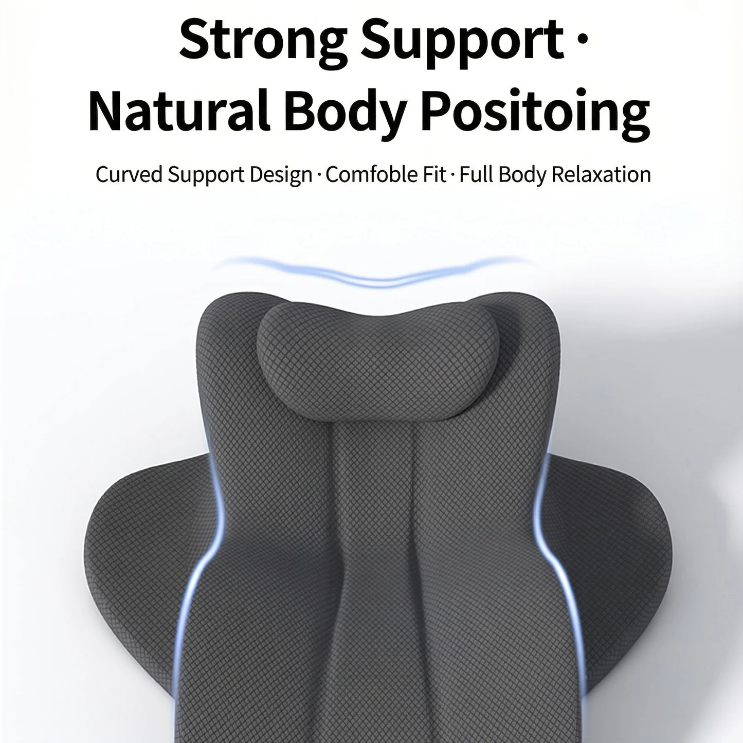 Multifunctional Pregnancy Body Pillow Suitable for Full-Body Support with Memory Foam & Compressible Portable Maternity Bed