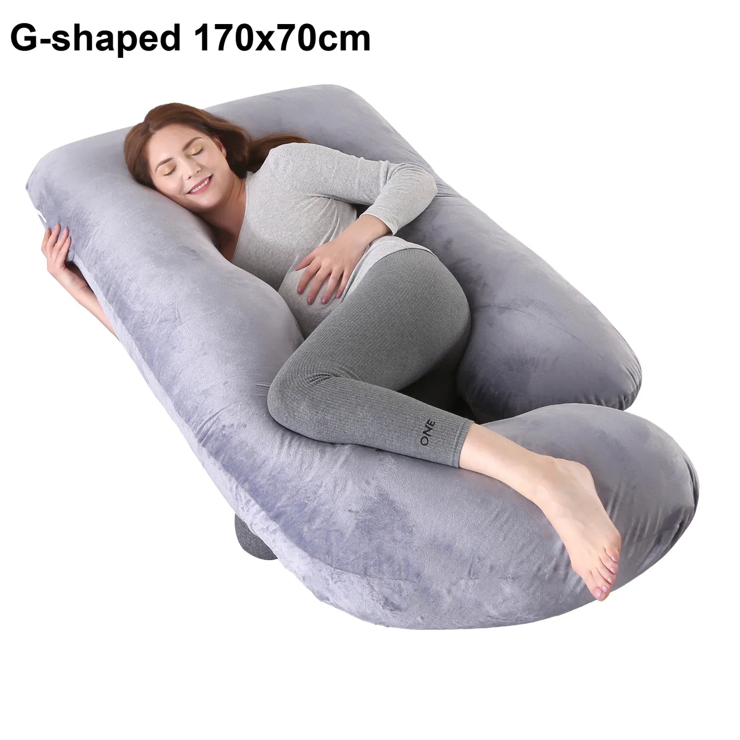 Pregnancy Pillows for Sleeping, G Shaped Full Body Maternity Pillow with Removable Cover - Support for Belly for Pregnant Women