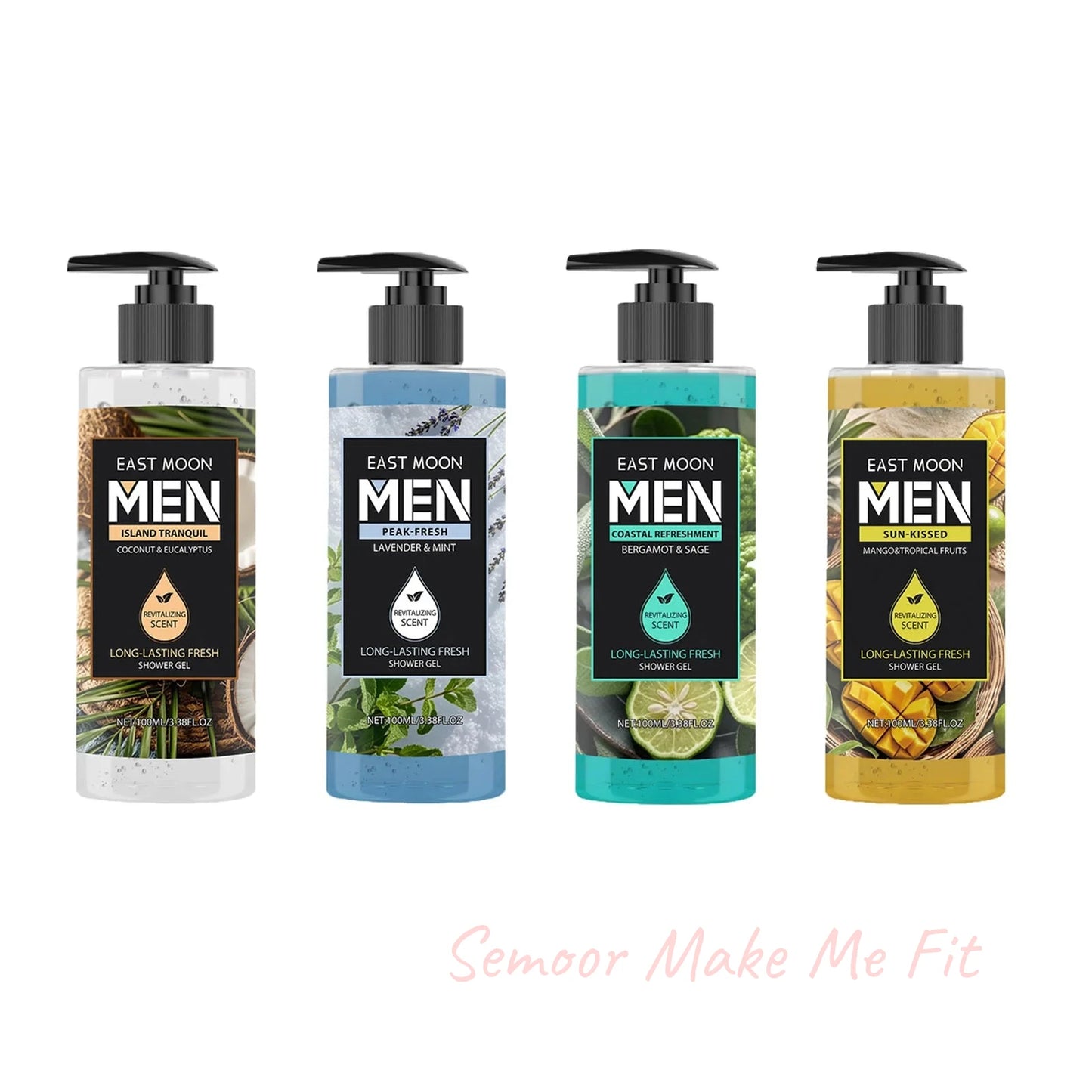 Fragrance Shower Gel Gift Set Deep Cleansing Shower Gel Moisturizing Refreshing Scent Long Lasting Fragrance Oil Control