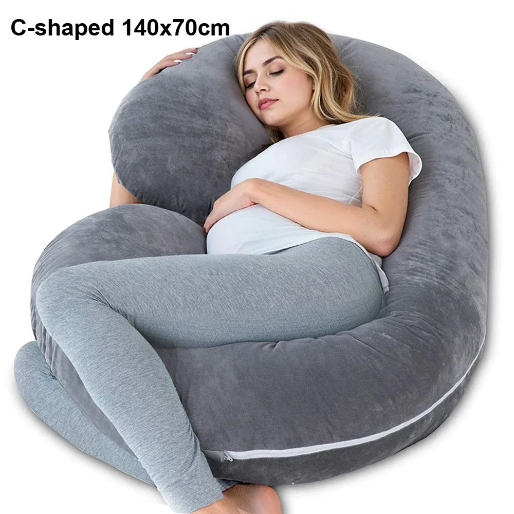 Pregnancy Pillows for Sleeping, G Shaped Full Body Maternity Pillow with Removable Cover - Support for Belly for Pregnant Women
