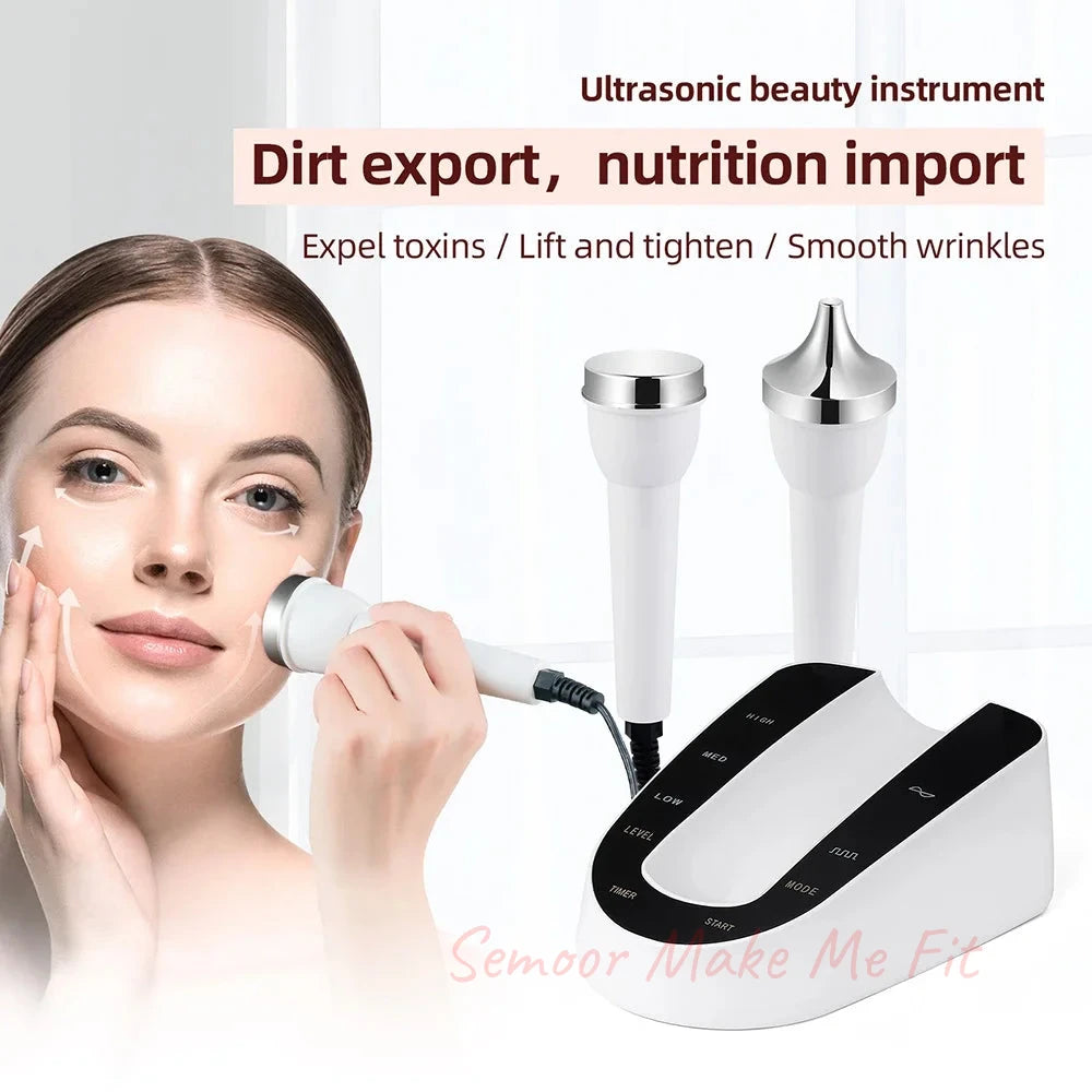 Ultrasound Skin Care Beauty Machine Skin Anti Aging High Frequency Face Eye Massager Ultrasonic Beauty Women SPA Device