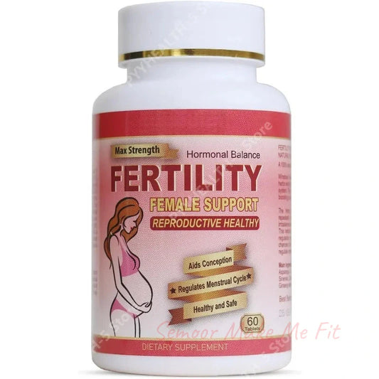 Fertility Tablets for Women, Female Prenatal Vitamin Supplements, Support Ovulation & Conception, 60 Count Daily Routine