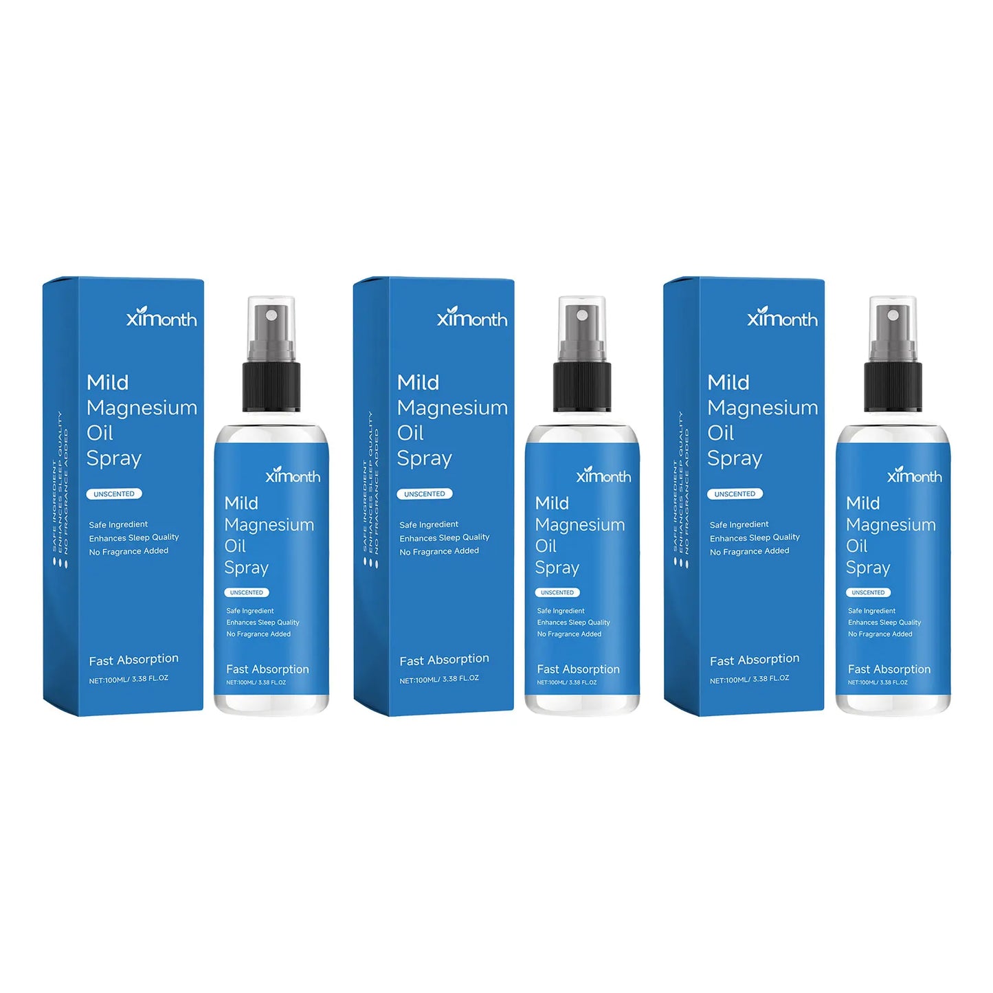 Organic Magnesium Oil Spray Promote Calm Better Sleep Relaxation Nourishing Smoothing Soften Relieve Muscle Body Care Best Gifts