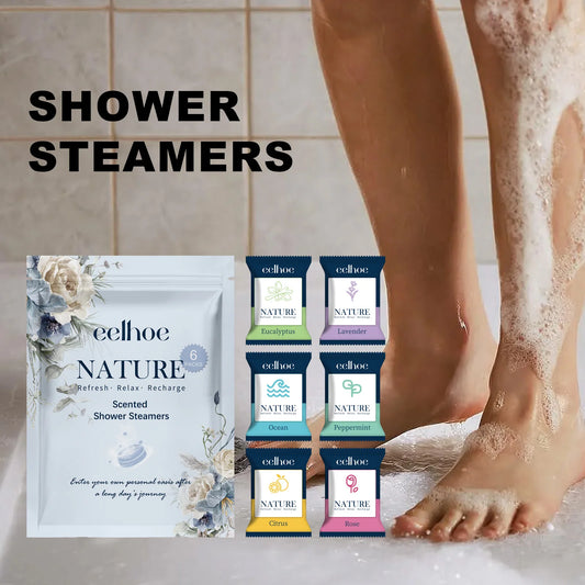 Aromatherapy Shower Steamers Natural Essential Oil Spa Experience Deep Cleansing Moisturizing Body Care Home Relaxation Gift Set