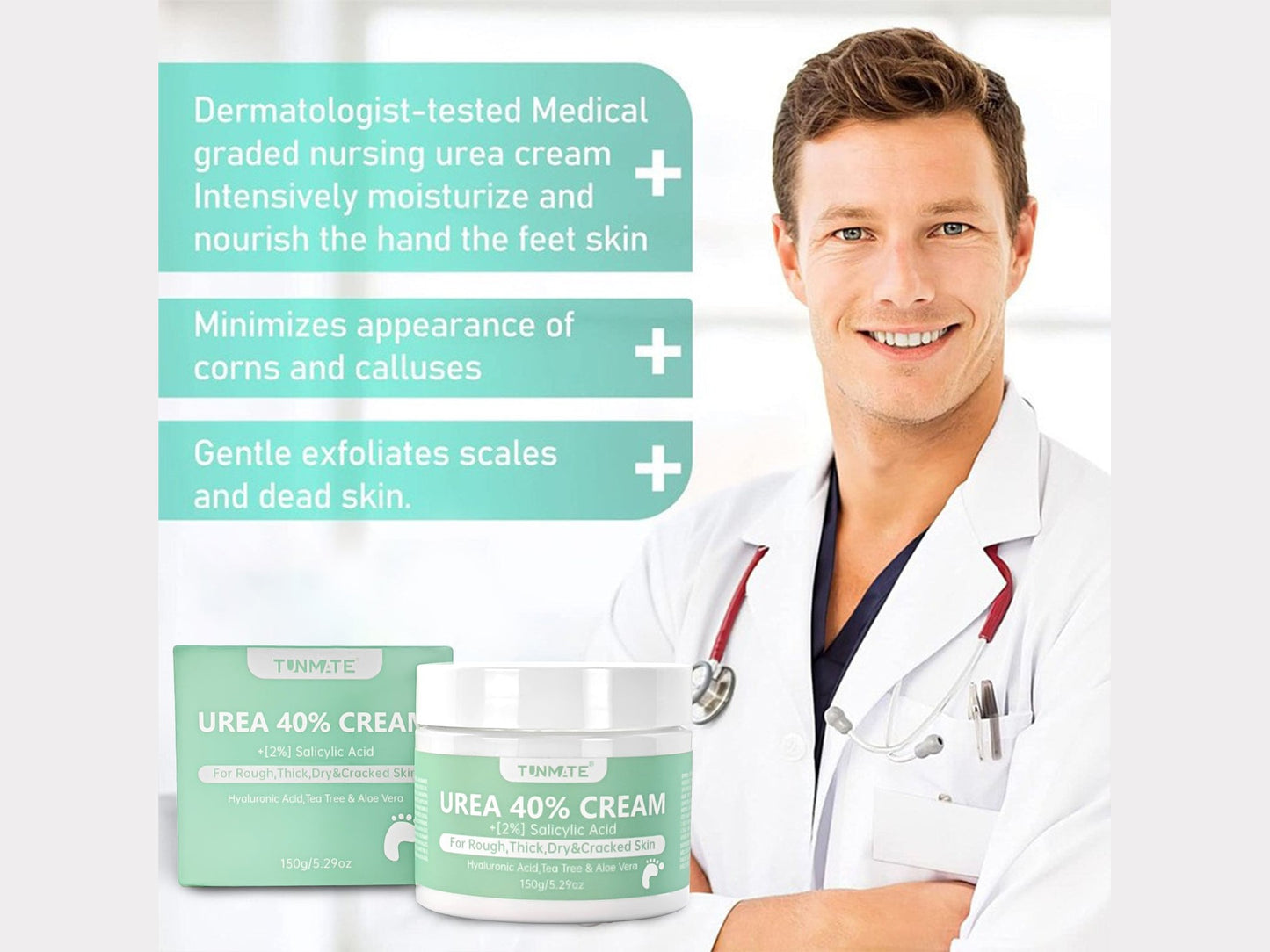 Tunmate Hand And Foot Urea Cream Color Box Edition 150g