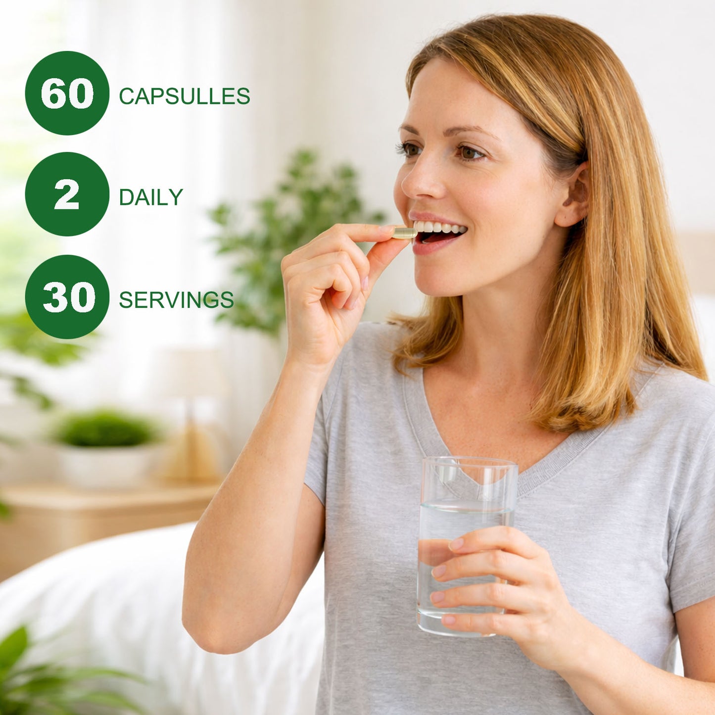 Soursop Supplement Containing 20 Herbal Extracts Including Seaweed, Lion's Mane Mushroom, Turmeric, Black Seed Oil, Oregano, And Mullein, Promoting Overall Health. Vegan, 60 Capsules.