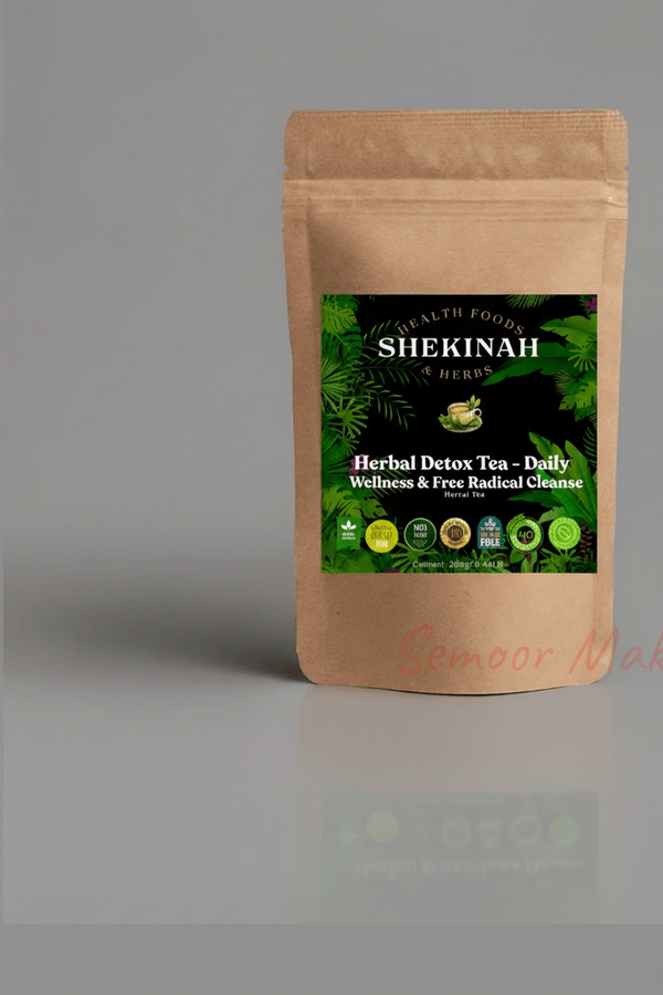 Herbal Detox Tea Label