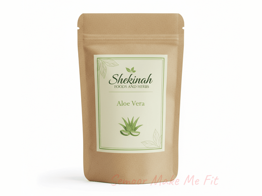Shekinah Foods and Herbs Aloe Vera packaging