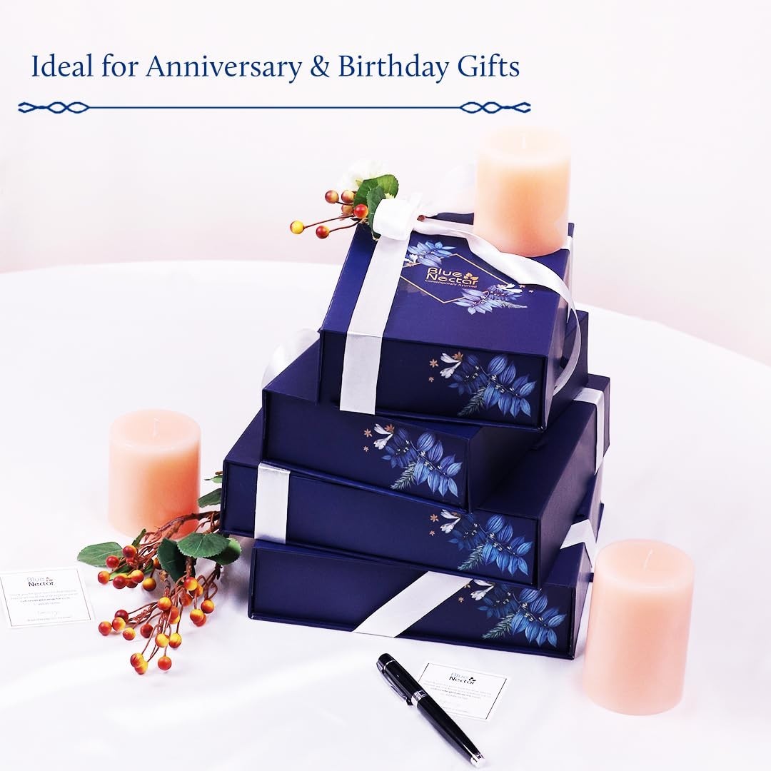 Blue Nectar Luxury Skincare Gift Box – Herbal Beauty Collection Pack
